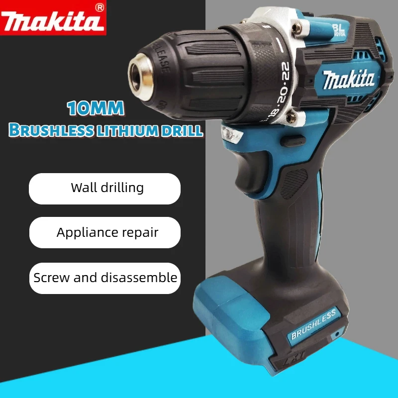 Makita Drill Ddf484 - マキタ DDF487 18V コードレスブラシレスドリルドライバー、10mm チャック充電式電動ドライバー（本体のみ）