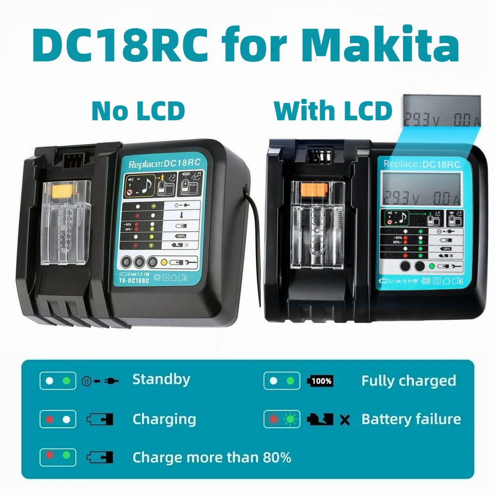 Makita Drill Hp1640 - DC18RC リチウムイオンバッテリー 3A 充電器 マキタ 18V