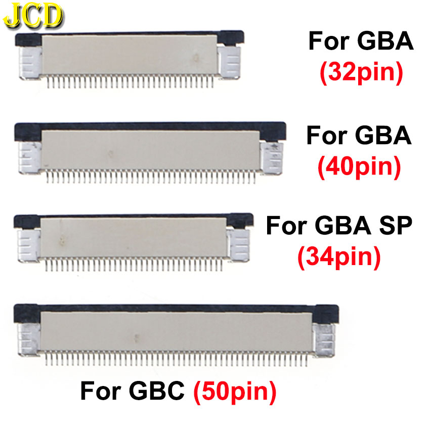 Push Fit Connector - Gbc/gba/gba/gba/sp 32 34 40 50ピン用のフレキシブルケーブル付きコネクタ