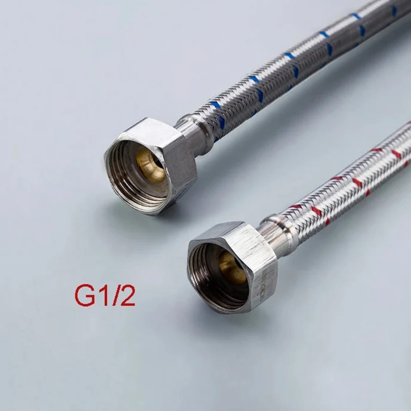 2 個 60 センチメートルフレキシブル配管パイプ G1/2 - Flexible Hose Braided のレビューと価格