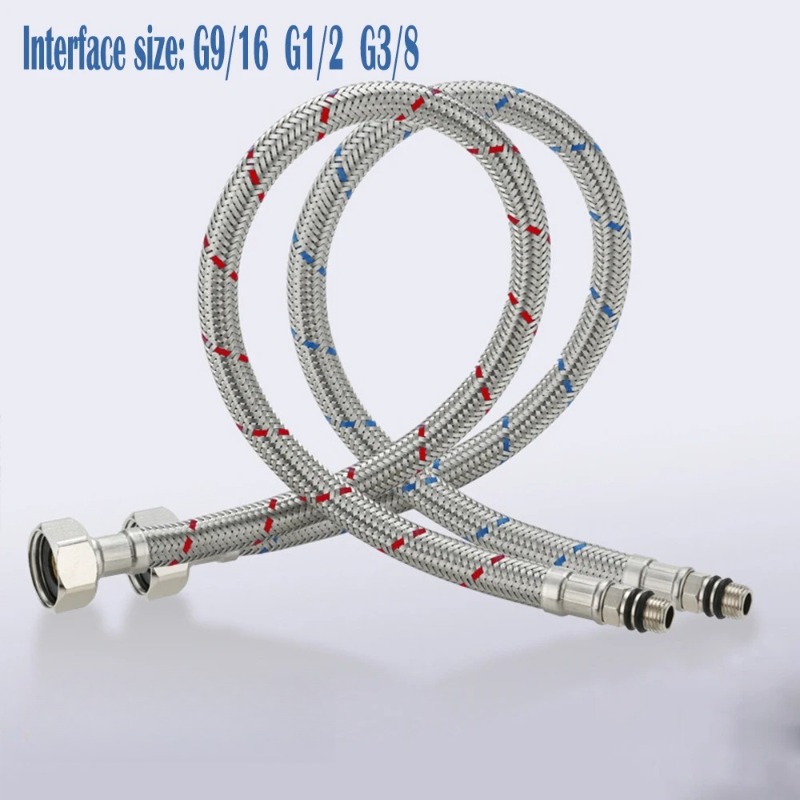 2 個 60 センチメートルフレキシブル配管パイプ G1/2 - Flexible Hose Braided のレビューと価格