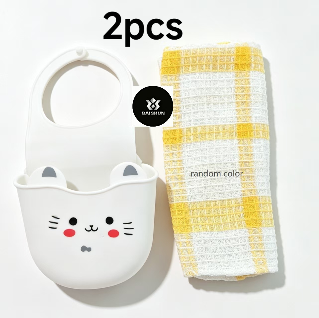 2個入りのかわいい猫型シリコン製蛇口カバー（排水穴付きスポン - Silicone Tap Washer のレビューと価格