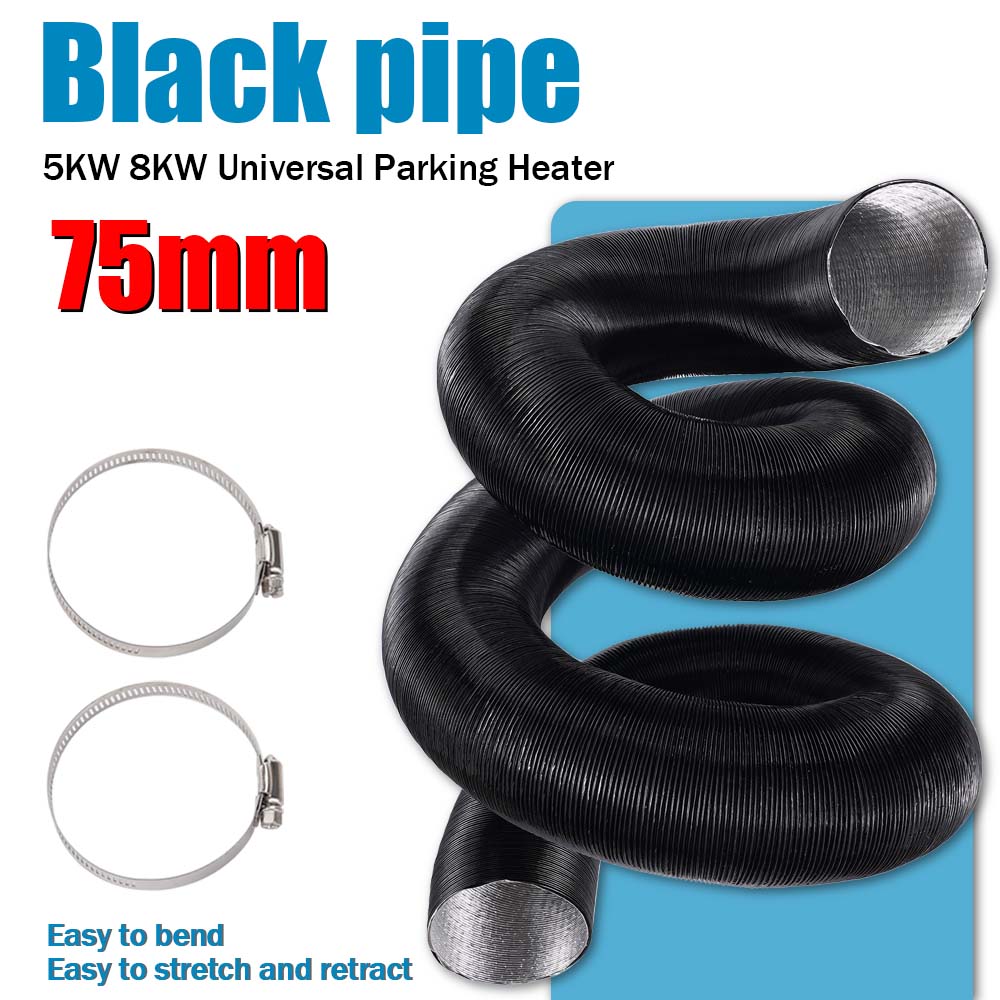 75 ミリメートルエアディーゼルパーキングヒーターダクトパイ - Flexible Hose Braided のレビューと価格