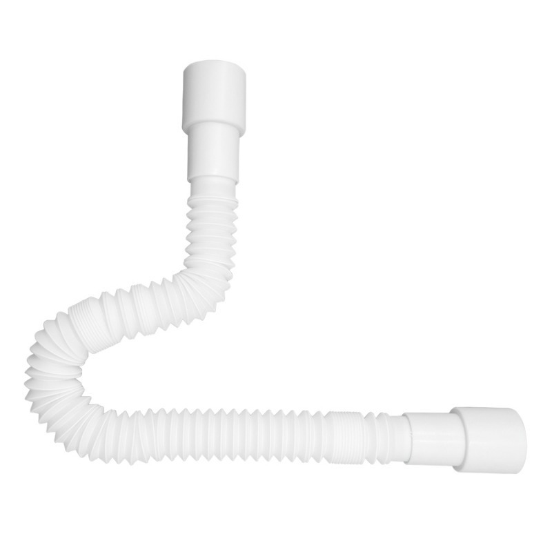キッチンシンク/洗面台用フレキシブル排水管、伸縮式400-8 - Flexible Hose Braided のレビューと価格