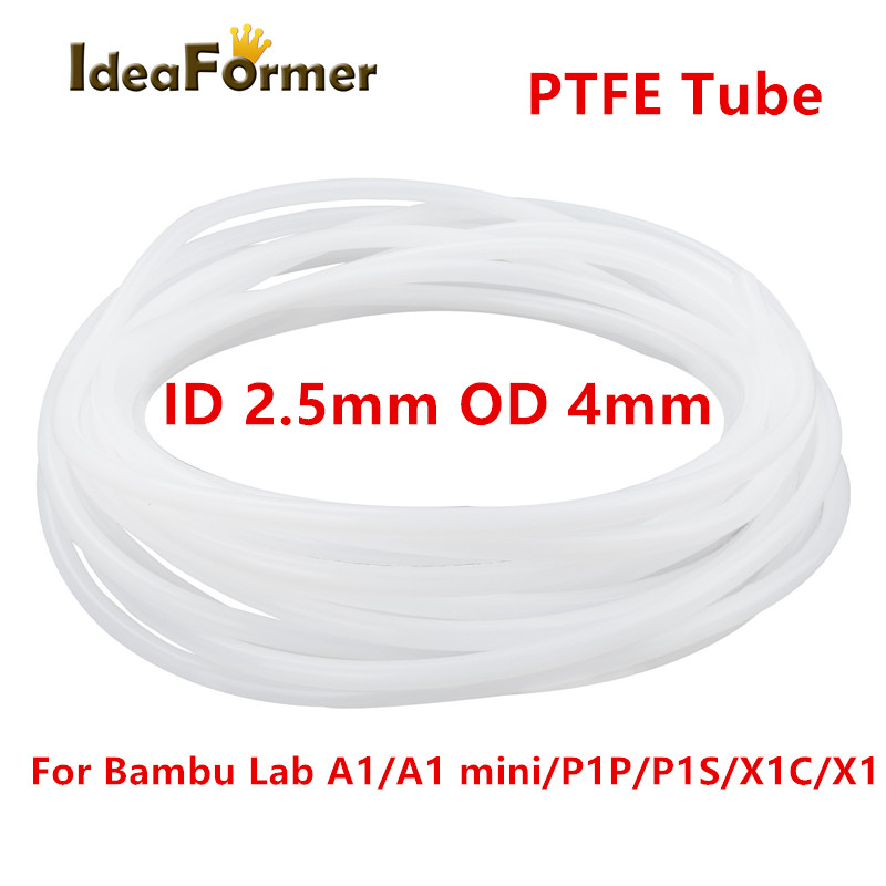 2.5mm外径4mm Bambu Lab PTFEチューブ  - Ptfe Tape Thread のレビューと価格