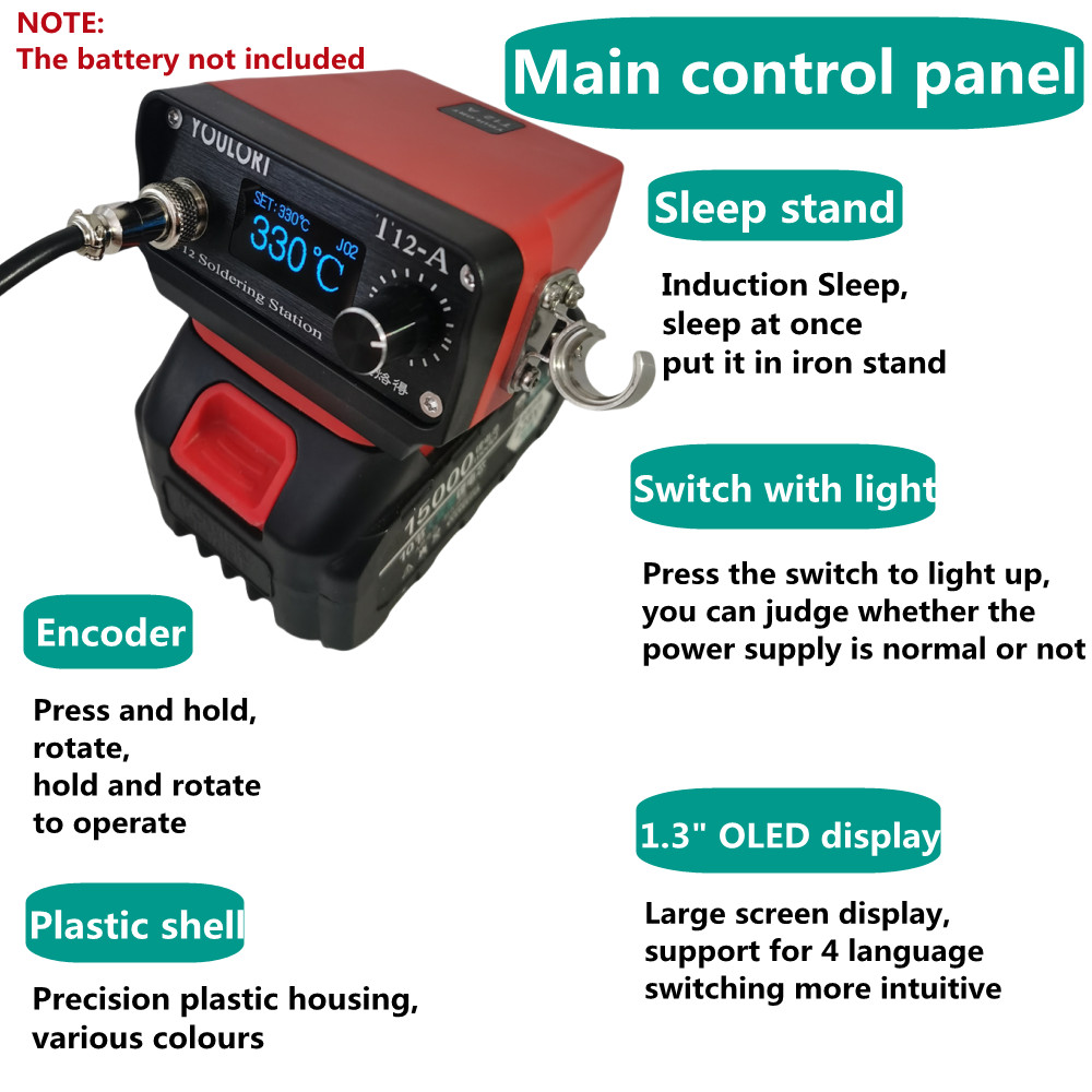 T12-A STM32 V3 コードレスはんだステーションは - Milwaukee Drill M12 Fuel のレビューと価格