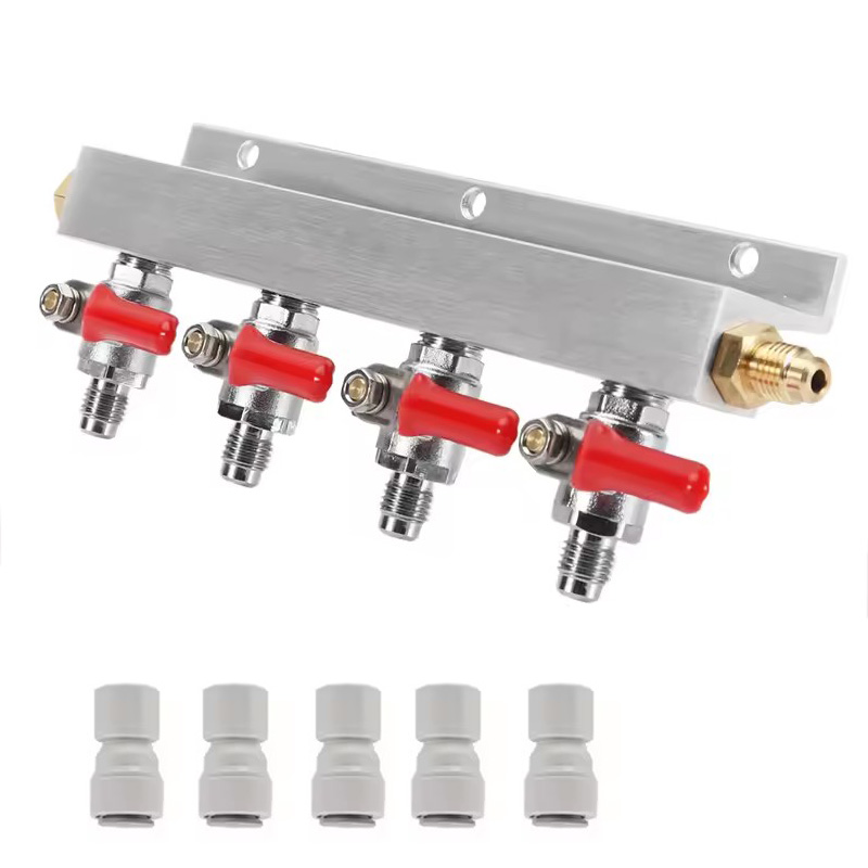 IMAICTUU 4ウェイガス分配器CO2ディストリビュータ - Push Fit Connector のレビューと価格