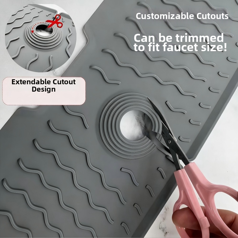 新しいシリコン製蛇口排水マット滑り止め36/46/61cm長 - Silicone Tap Washer のレビューと価格