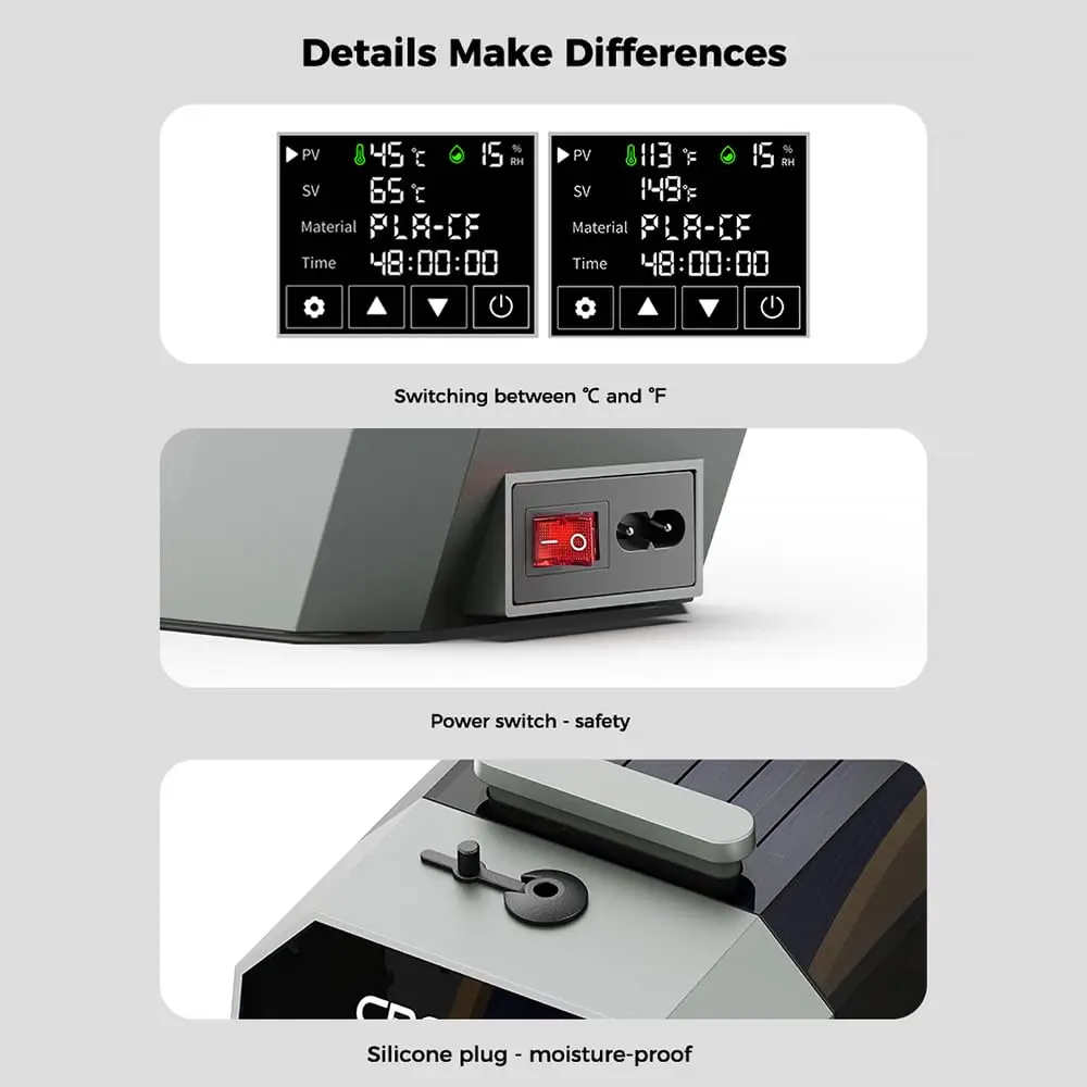 Creality Space Pi フィラメントドライヤー  - Creality Printer Ender 3 V3 のレビューと価格