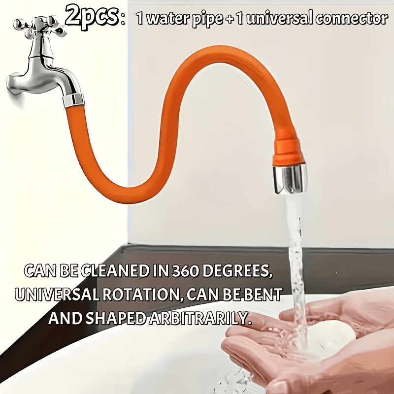 2-in-1折りたたみ式蛇口延長器（エアレーター＆ユニバーサ - Flexible Hose Braided のレビューと価格